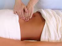 stomach massage -