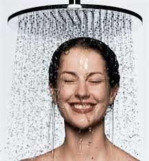 taking a shower - The Art of Body Brushing