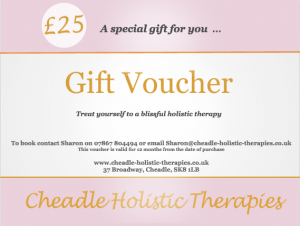 25 Holistic Gift Voucher 300x226 - &pound;25 Holistic Gift Voucher
